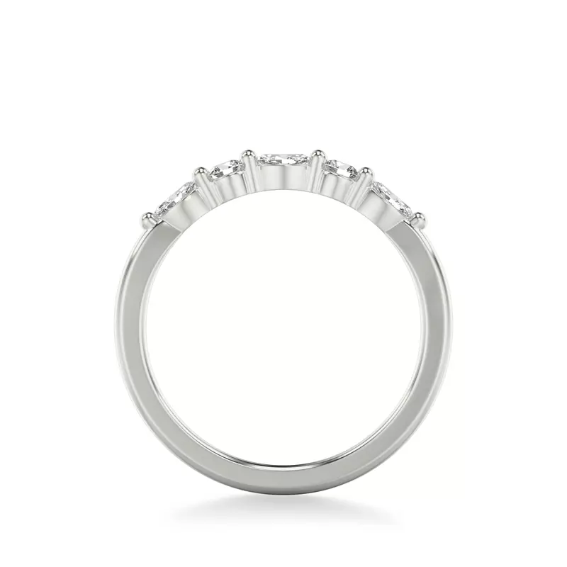 14K White Gold Deirdre Diamond Band