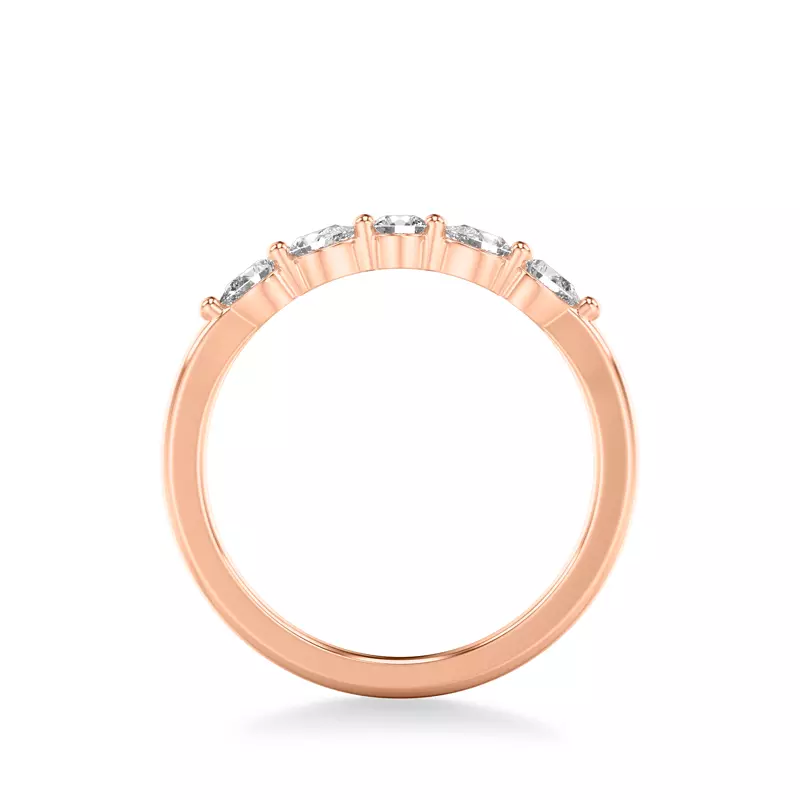 14K Rose Gold Shauna Diamond Band