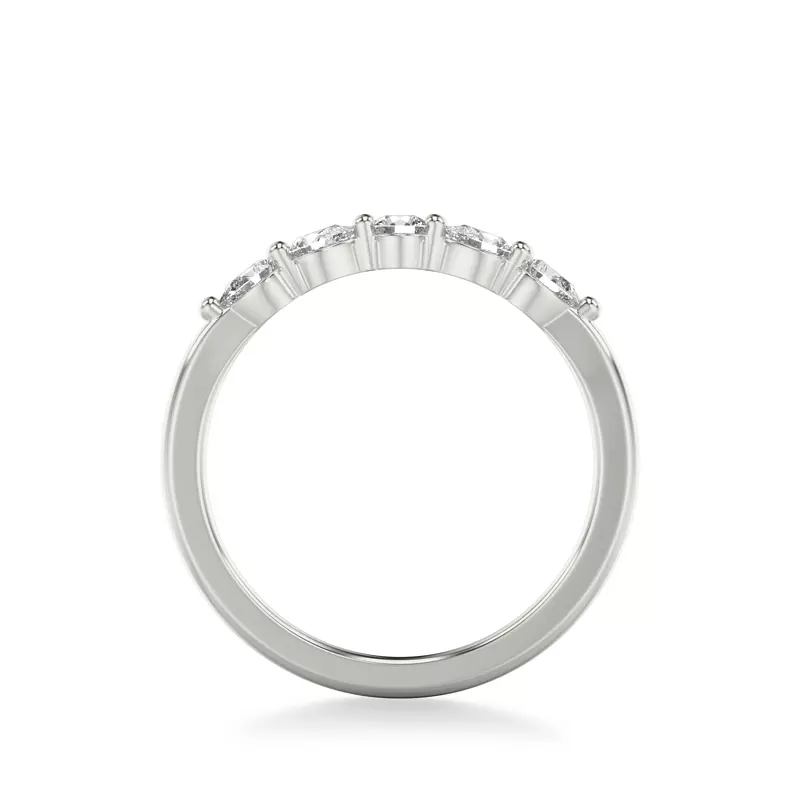 14K White Gold Shauna Diamond Band