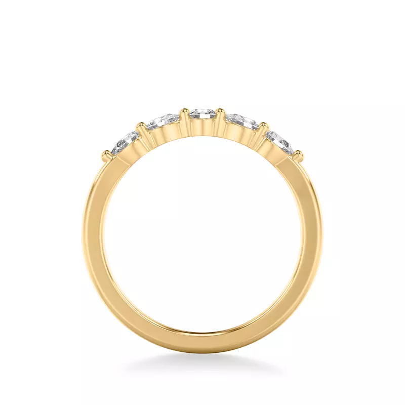 14K Yellow Gold Shauna Diamond Band