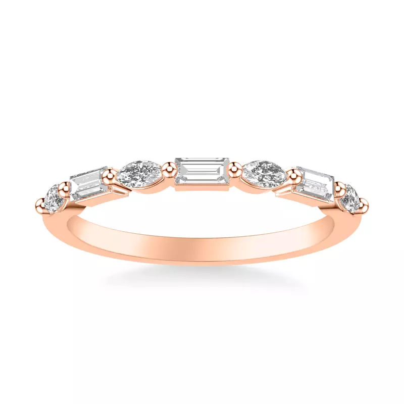 14K Rose Gold Lavinia Diamond Band