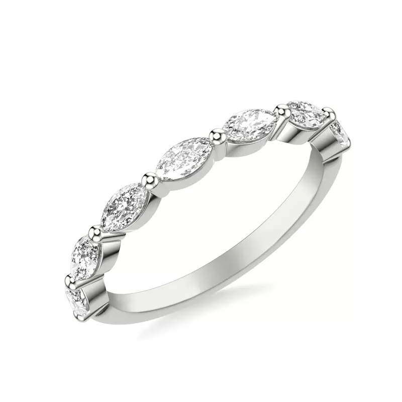 14K White Gold Tamsin Marquise Diamond Band