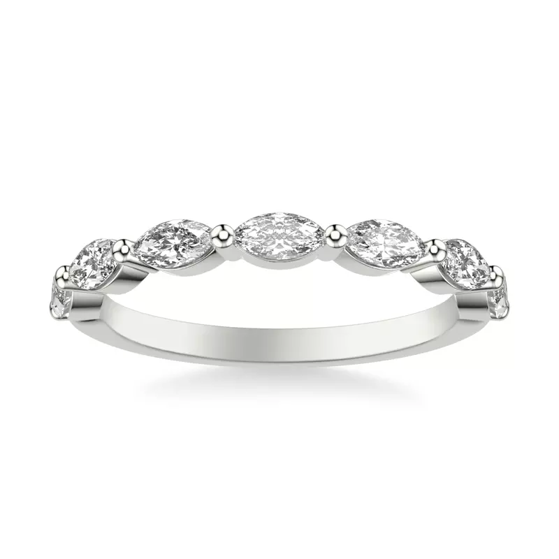 14K White Gold Tamsin Marquise Diamond Band