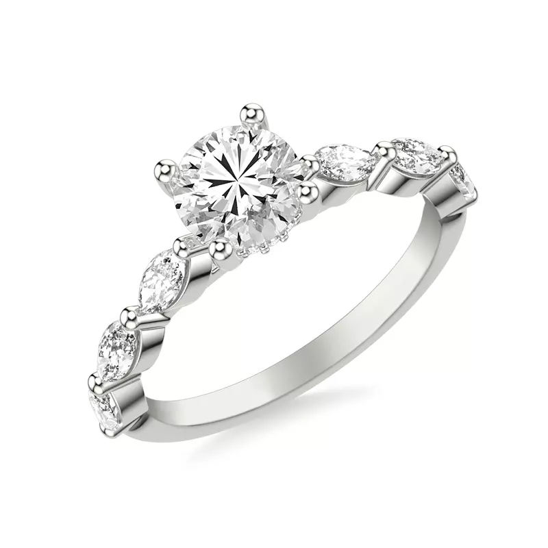 Tamsin Hidden Halo Engagement Ring