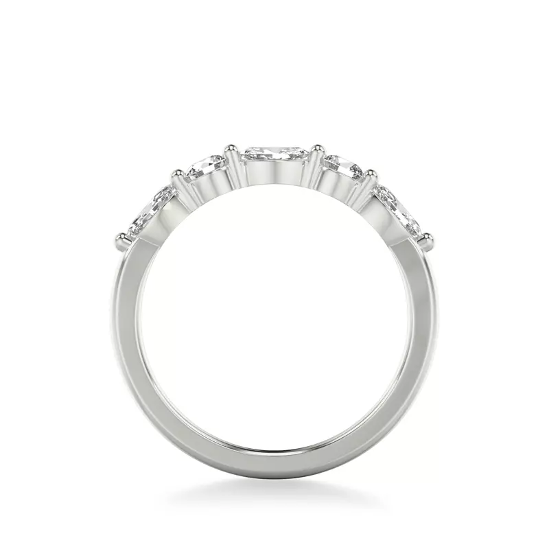 14K White Gold Deirdre Luxe Diamond Band