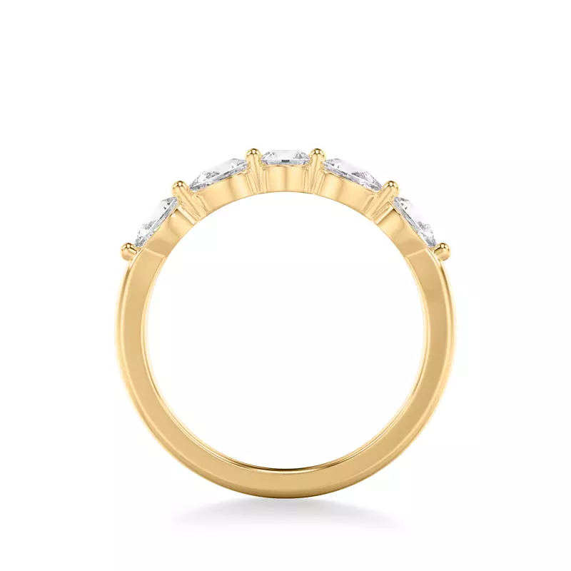 14K Yellow Gold Shauna Luxe Diamond Band