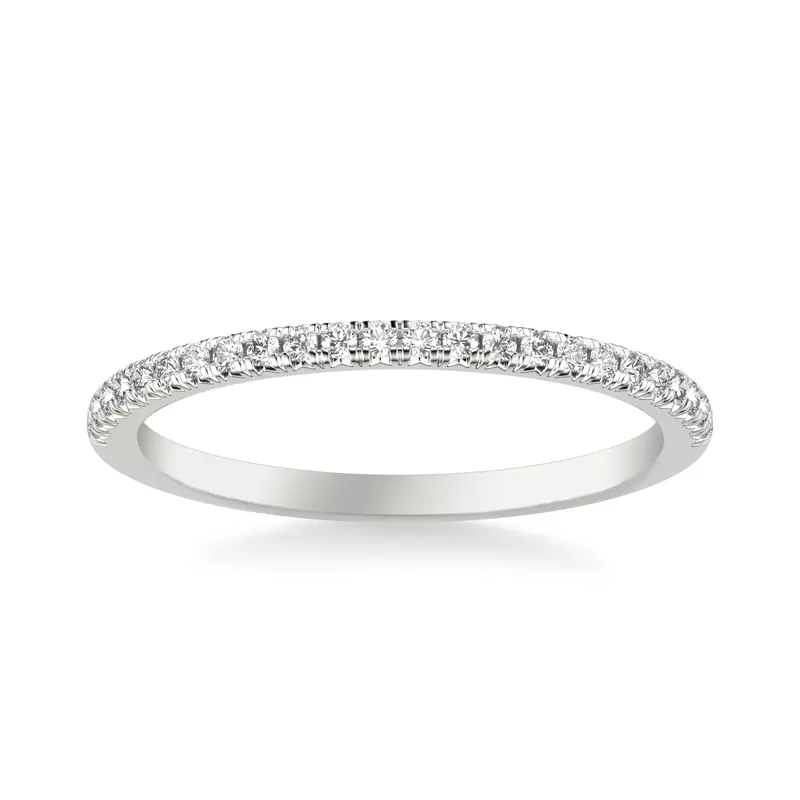 Platinum Rayleigh Pavé Diamond Band