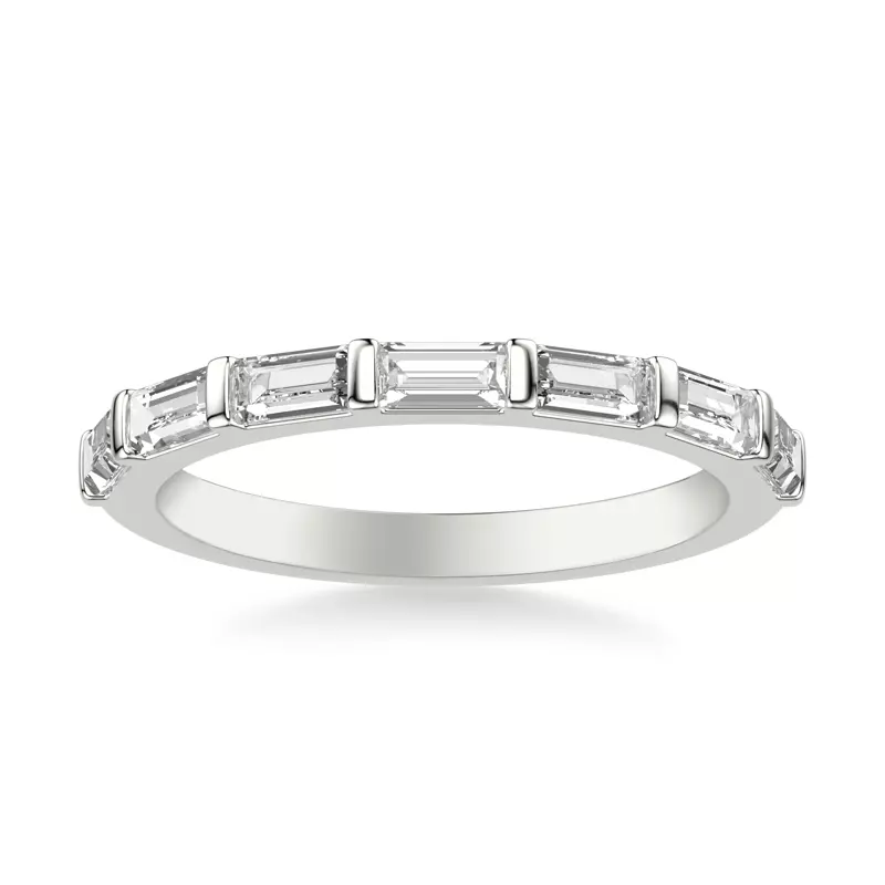 Platinum Charlene Baguette Lab Band