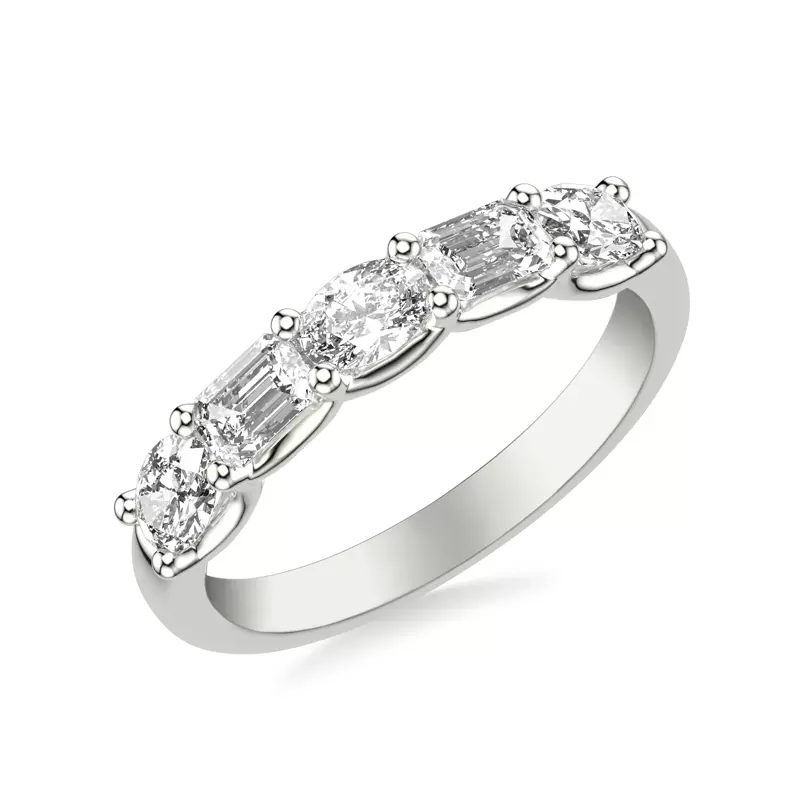 Platinum Kent Mixed-Shape Lab Band