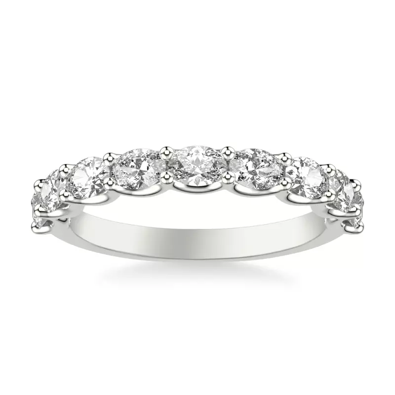Platinum Bedford East-West Oval Lab Band