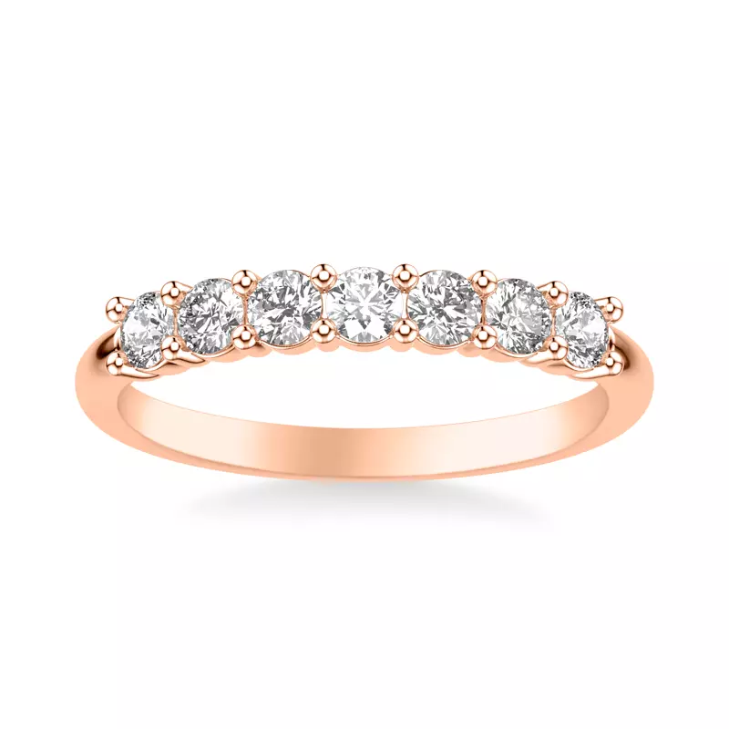 14K Rose Gold Nicola Diamond Band