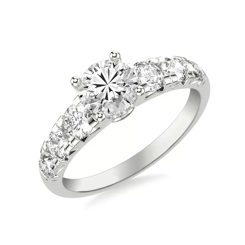 Martina Hidden Halo Engagement Ring