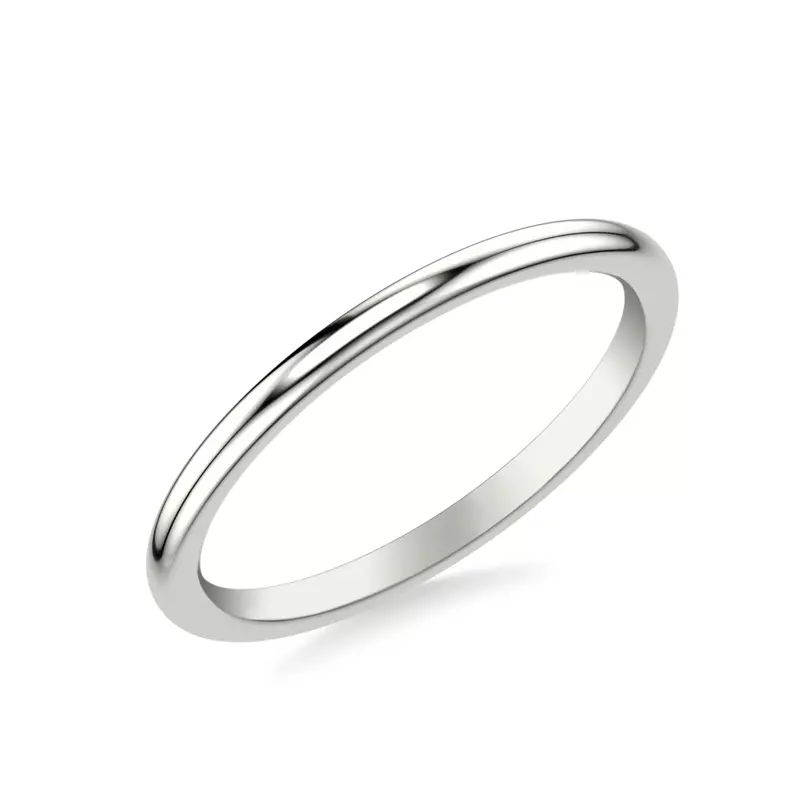 Platinum Barrett High Polished Band