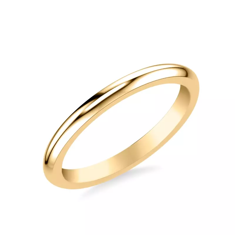 Cecily Polished Band (2mm)