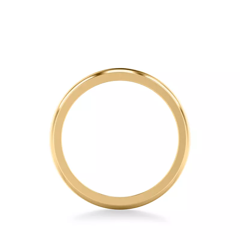 18K Yellow Gold Cecily Polished Band (2mm)