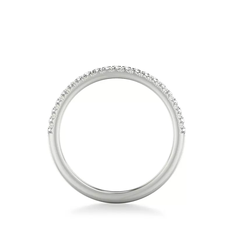 Platinum Blanche Pavé Diamond Band