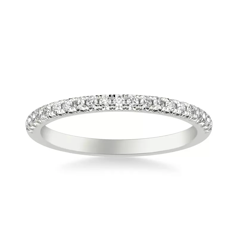 Platinum Blanche Pavé Diamond Band