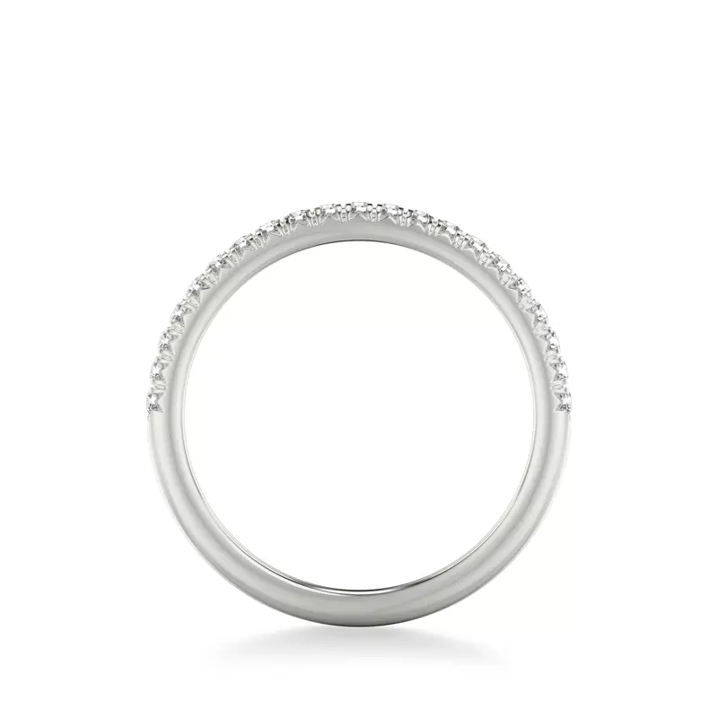 14K White Gold Maryrose Pavé Diamond Band