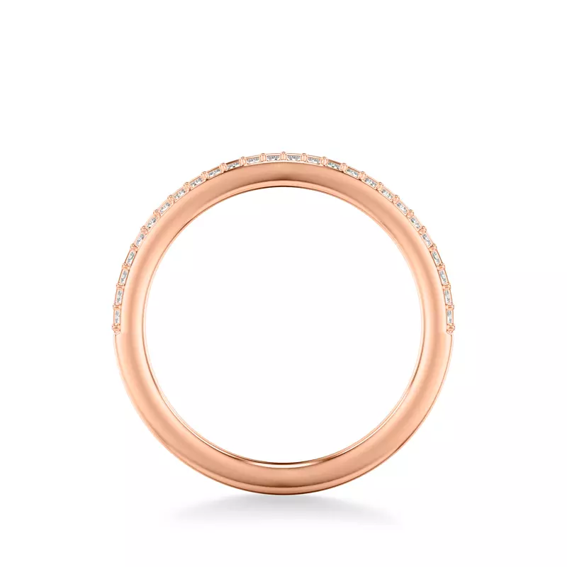 14K Rose Gold Shelley Pavé Band