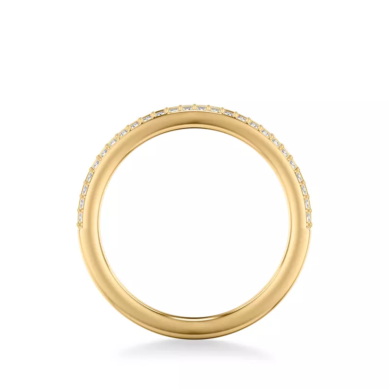 18K Yellow Gold Shelley Pavé Band