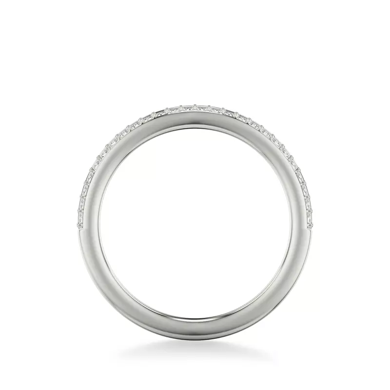 Platinum Shelley Pavé Band