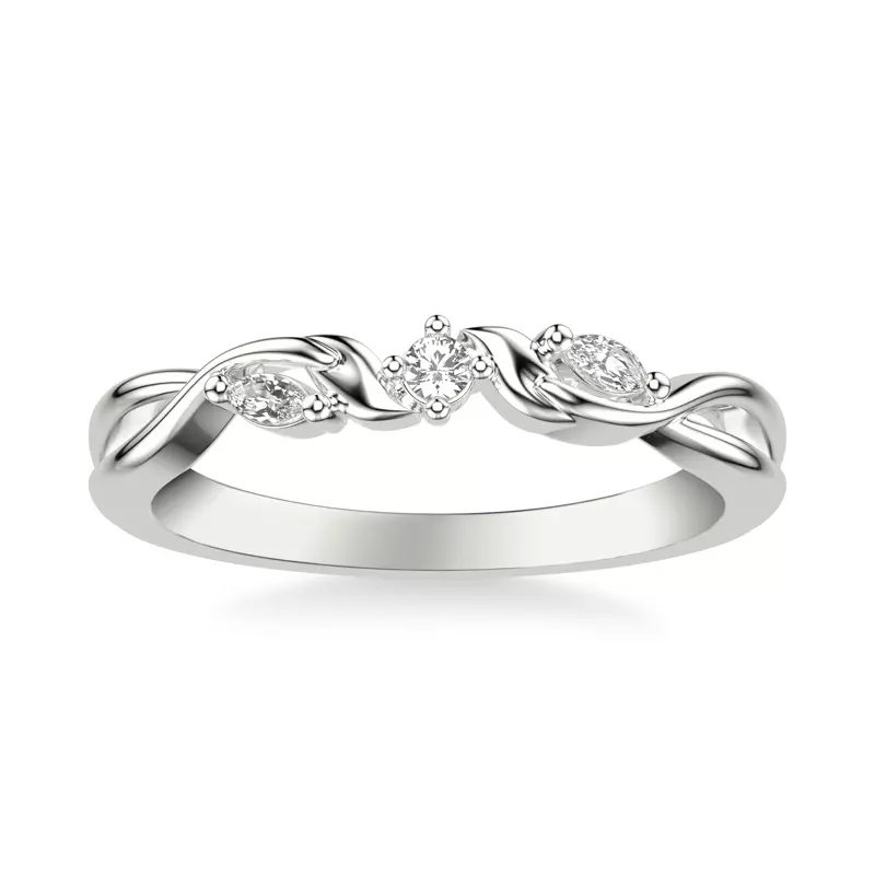 14K White Gold Jules Pavé Band