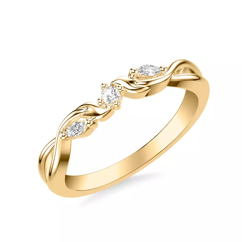 14K Yellow Gold Jules Pavé Band