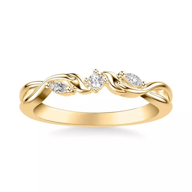 18K Yellow Gold Jules Pavé Band