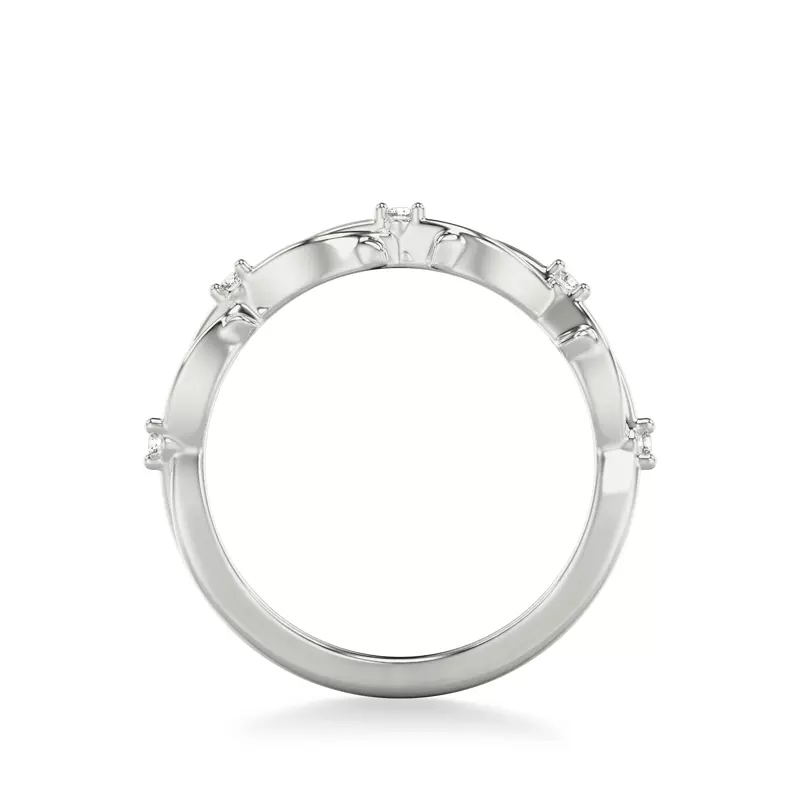 Platinum Elena Thorny Vine Band