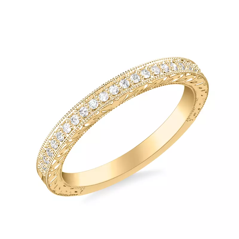 Kensie Hand-Engraved Diamond Band