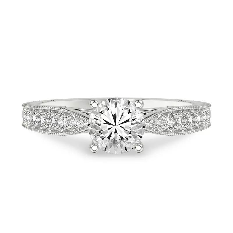 Kensie Hand-Engraved Engagement Ring