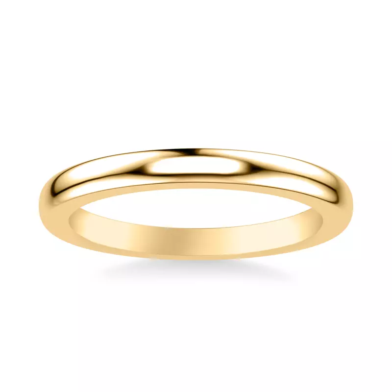 14K Yellow Gold Aarya Wedding Band
