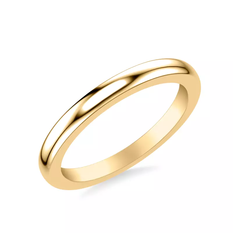 18K Yellow Gold Aarya Wedding Band