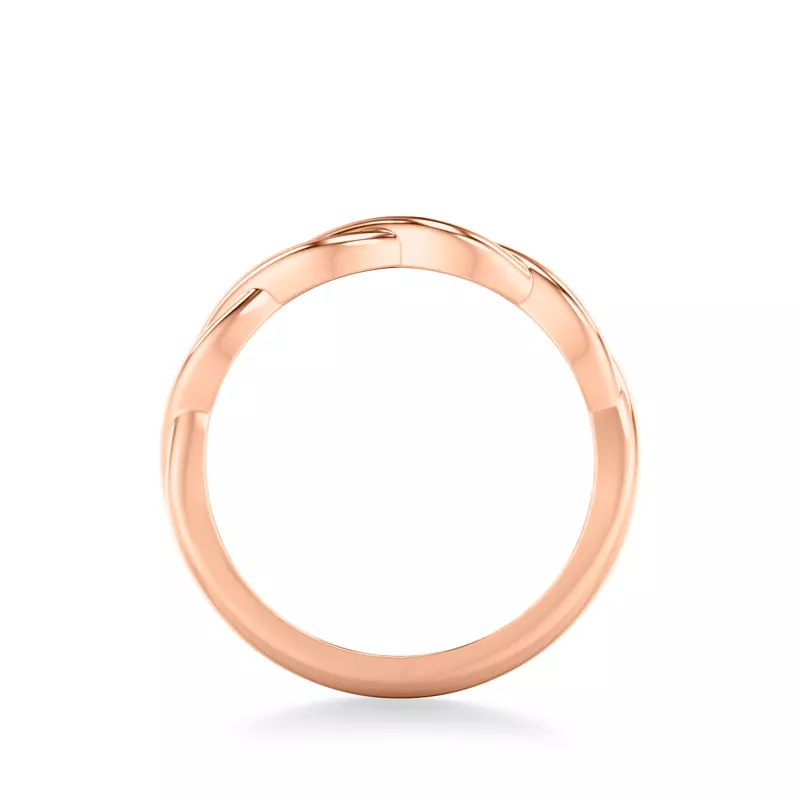14K Rose Gold Jolie Twist Band