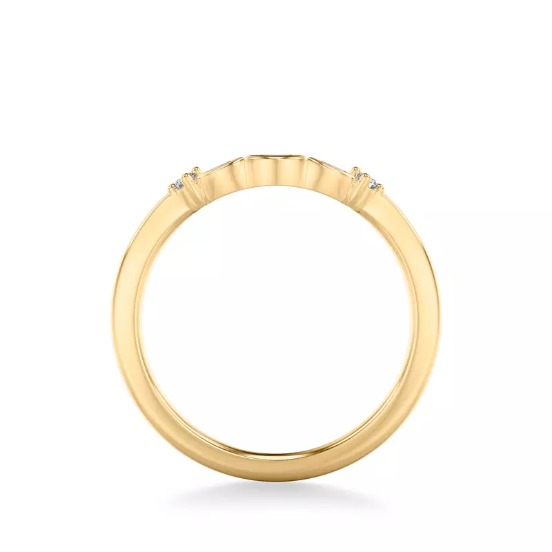 14K Yellow Gold Ellison Diamond Band