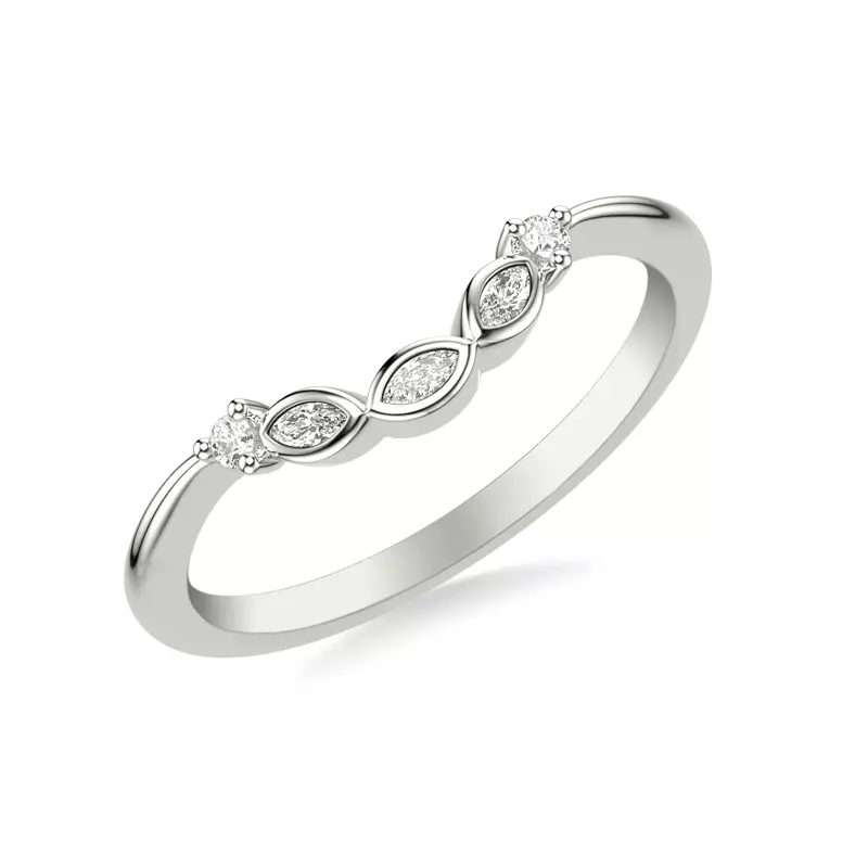 Platinum Ellison Diamond Band
