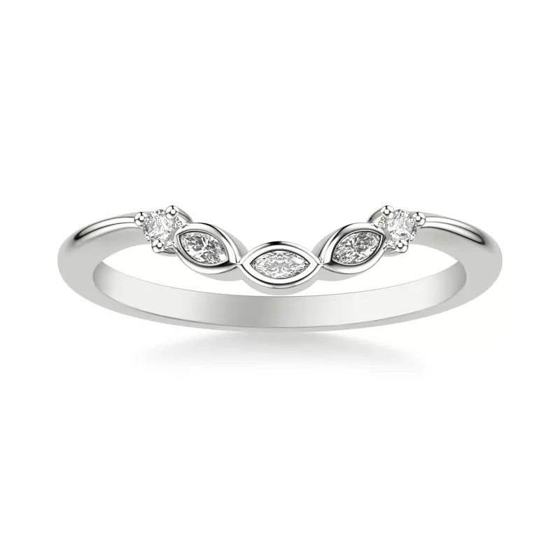 Platinum Ellison Diamond Band