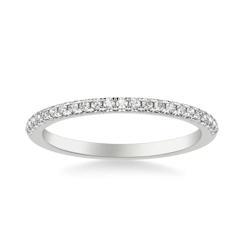 14K White Gold Imani Pave Diamond Band