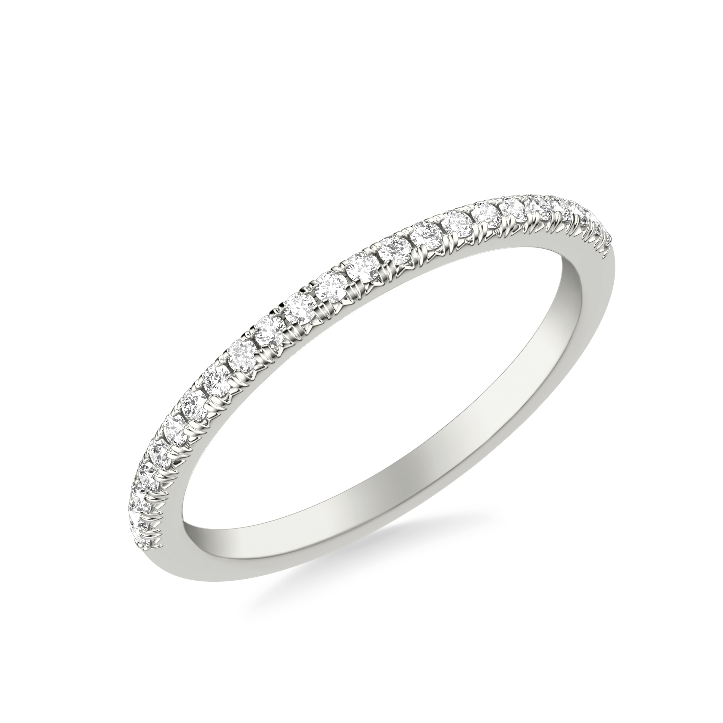Platinum Imani Pave Diamond Band