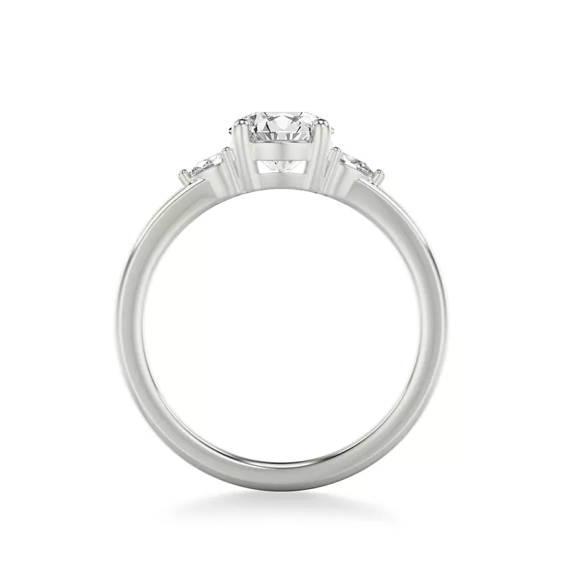 Platinum Julie Pear Shaped Diamond Engagement Ring