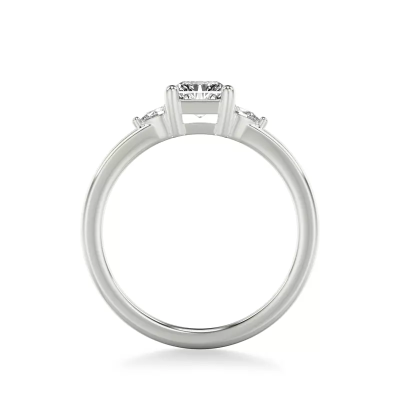 Platinum Julie Pear Shaped Diamond Engagement Ring