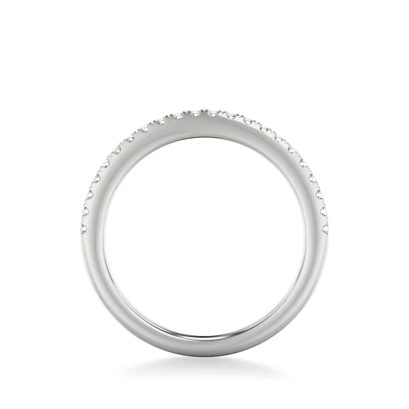 14K White Gold Marlo Pavé Diamond Band