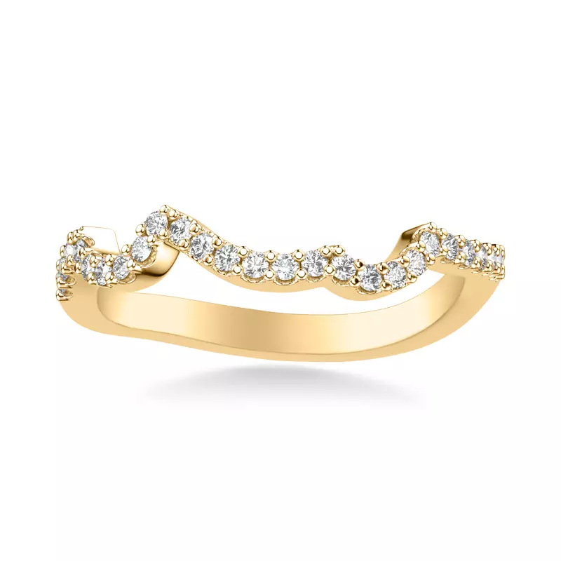 14K Yellow Gold Blanca Diamond Band
