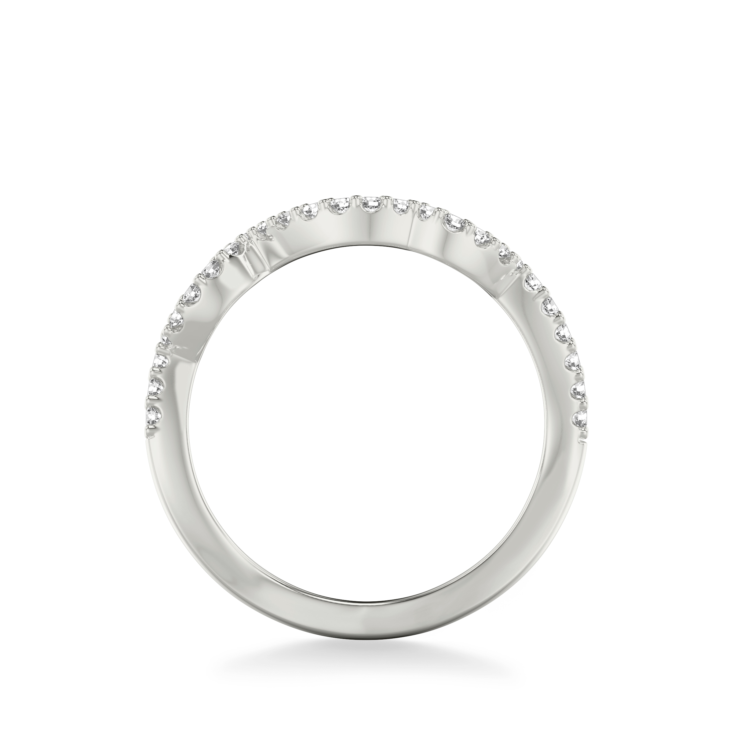18K White Gold Blanca Diamond Band