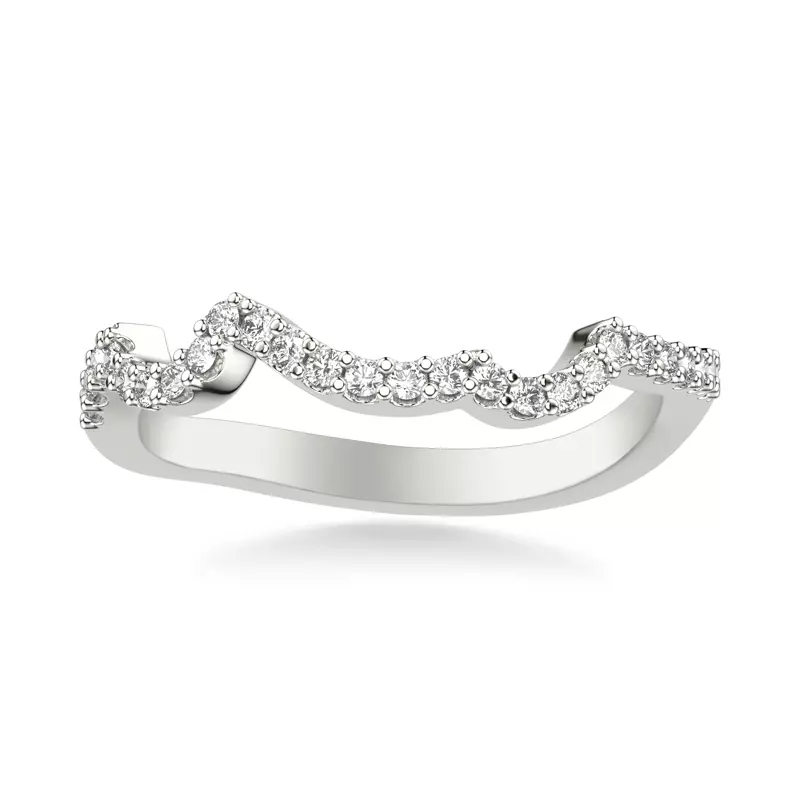18K White Gold Blanca Diamond Band