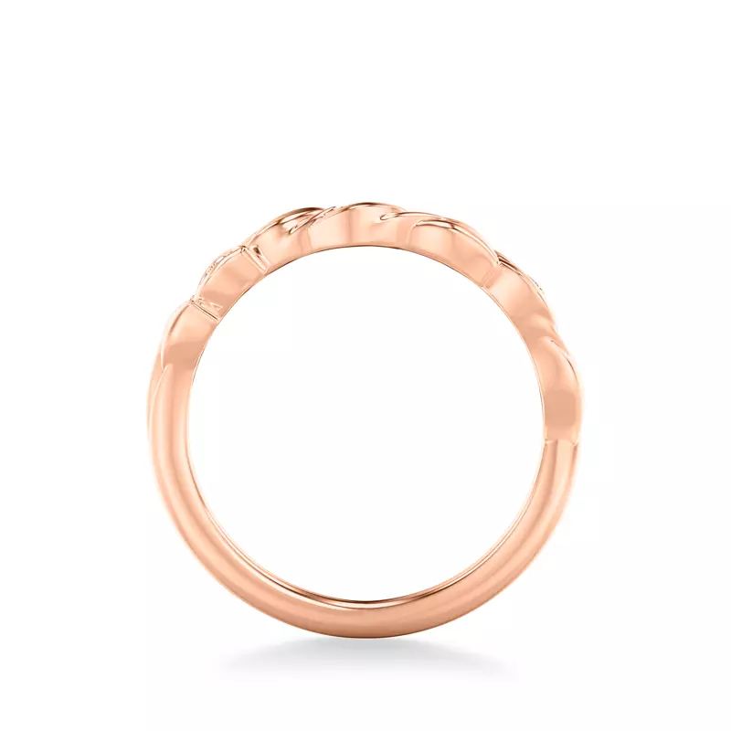 14K Rose Gold Skye Diamond Band