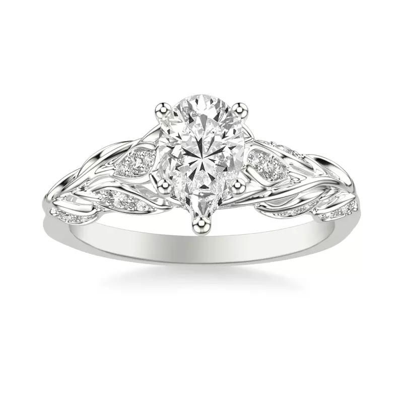 14K White Gold Skye Engagement Ring