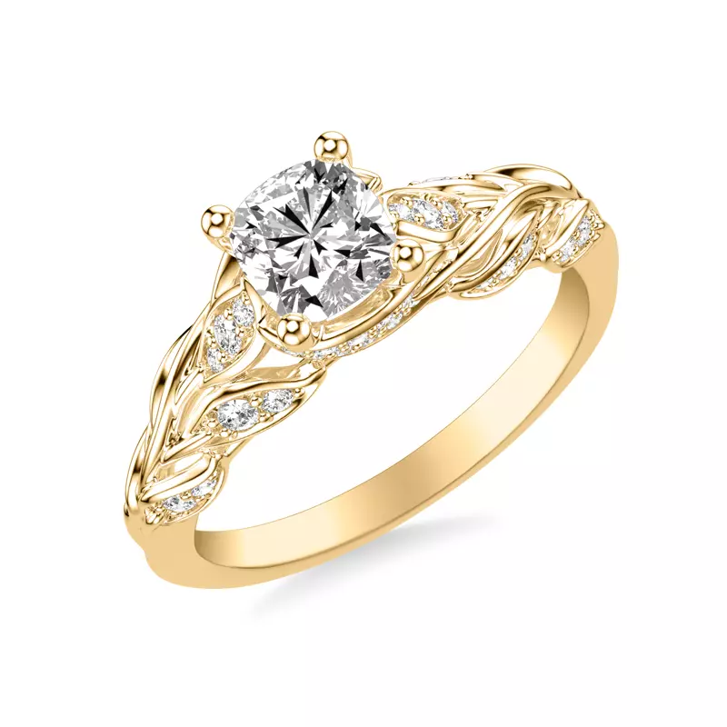 14K Yellow Gold Skye Engagement Ring