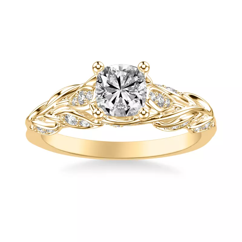 14K Yellow Gold Skye Engagement Ring