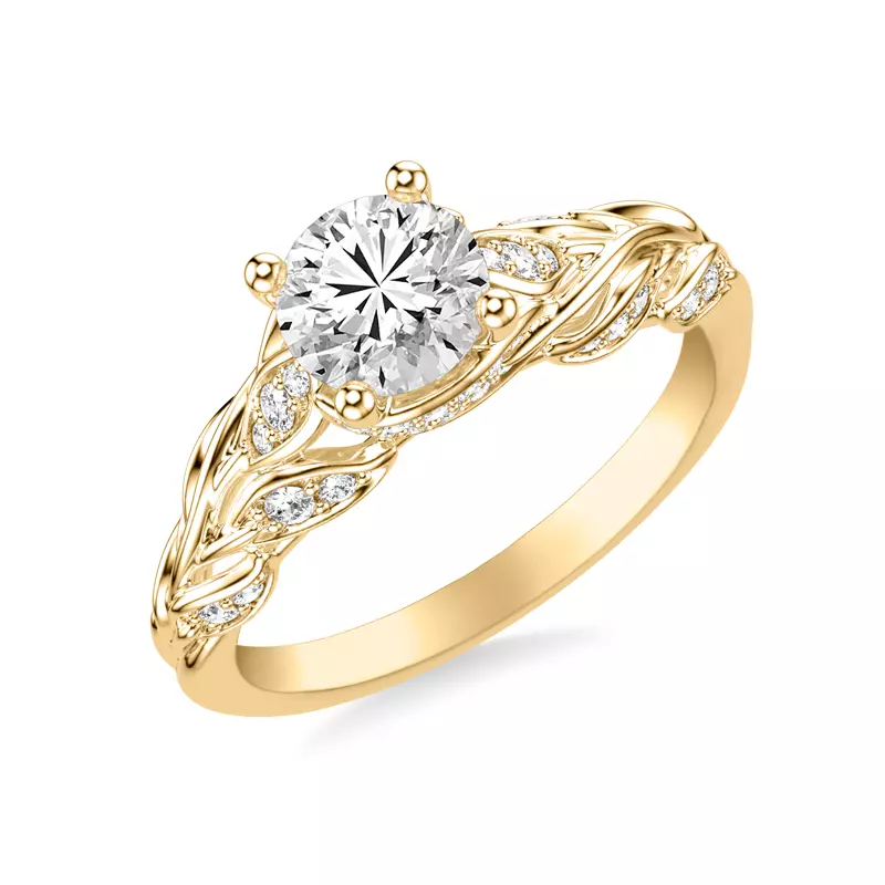 14K Yellow Gold Skye Engagement Ring